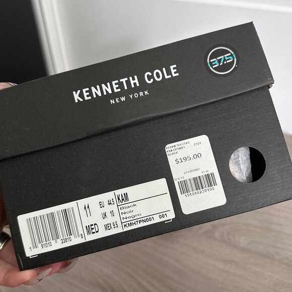KENNETH COLE KAM BLACK PONY HAIR SNEAKERS - Picture 5 of 7